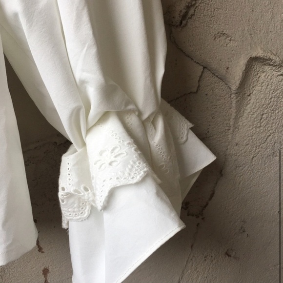 Sister Jane Button Down Shirt in white size S - Picture 4 of 5